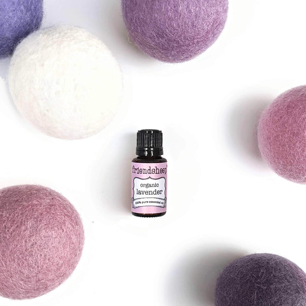 Grove Co. Wool Dryer Balls & Lavender Essential Oil Set