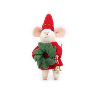 Jingle Elf Mouse Eco Ornament