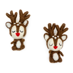 Rudy the Red Nose Deer - Set of 2