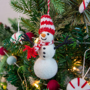 Frosty the Snowman Eco Ornament