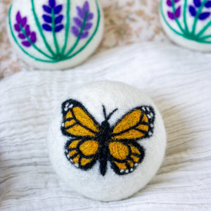 Friendsheep Eco Dryer Balls Monarch Butterfly Trio