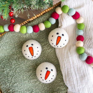 Friendsheep Eco Dryer Balls Snowman Trio