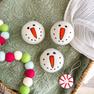 Friendsheep Eco Dryer Balls Snowman Trio