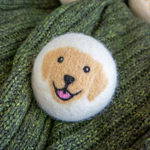 Friendsheep Eco Dryer Balls Yellow Happy Dogs - Limited Edition