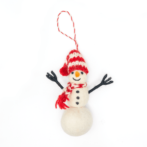 Friendsheep Frosty the Snowman Eco Ornament