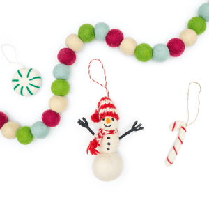 Friendsheep Frosty the Snowman Eco Ornament