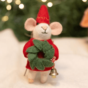 Friendsheep Jingle Elf Mouse Eco Ornament