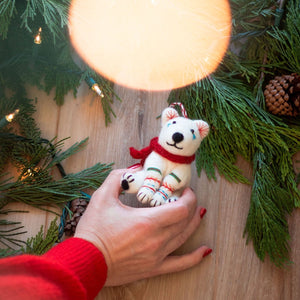 Friendsheep Nita The Polar Bear Eco Ornament