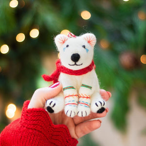 Friendsheep Nita The Polar Bear Eco Ornament