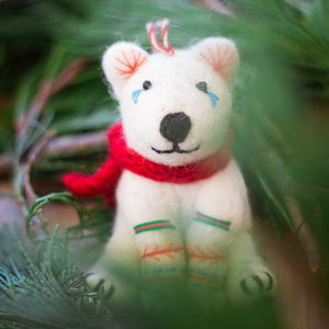 Friendsheep Nita The Polar Bear Eco Ornament