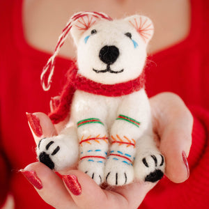 Friendsheep Nita The Polar Bear Eco Ornament