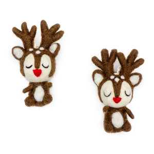 Friendsheep Rudy the Red Nose Deer - Set of 2