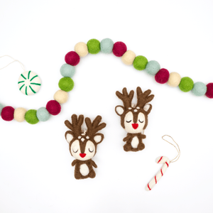 Friendsheep Rudy the Red Nose Deer - Set of 2