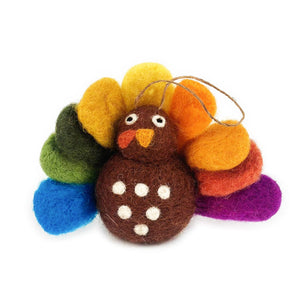 Friendsheep Sustainable Wool Goods Randy the Rainbow Turkey Eco Freshener