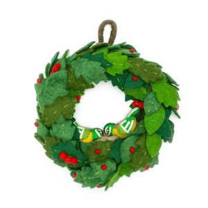 Friendsheep Wreath Festive Birds Holiday Wreath