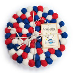 Red White and Blue Eco Coasters & Trivets