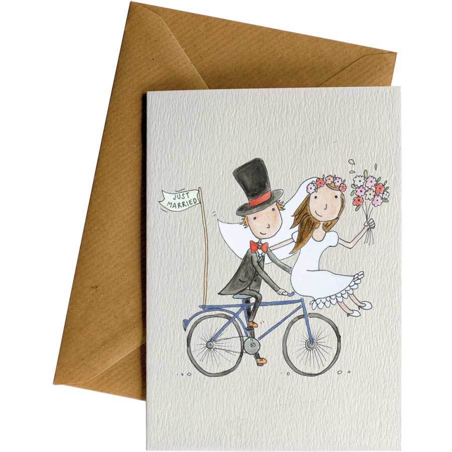 Just Married Newlywed Gift Design Married Life graphic Greeting